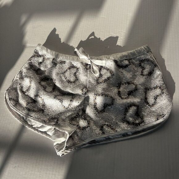 VICTORIAS SECRET COLLECTION Medium SEQUIN SLEEP SHORTS PAJAMAS‎ ADJUSTABLE WAIST - Picture 2 of 11